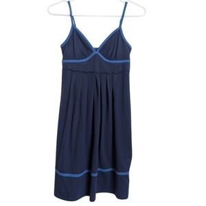 American Eagle Womens Dress Size XS Babydoll Y2K 90s Blue Empire Waist Vintage